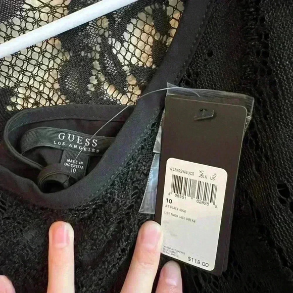 NWT GUESS TANGO LACE MINI DRESS size 10 - Picture 2 of 4